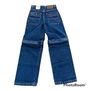 NWT KIDS Vintage DEADSTOCK Carters “watch the wear” convertible jeans | Boys 10